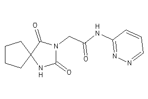 2-(2,4-diketo-1,3-diazaspiro[4.4]nonan-3-yl)-N-pyridazin-3-yl-acetamide