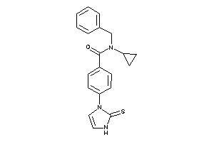 N-benzyl-N-cyclopropyl-4-(2-thioxo-4-imidazolin-1-yl)benzamide