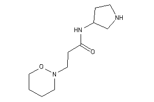 3-(oxazinan-2-yl)-N-pyrrolidin-3-yl-propionamide
