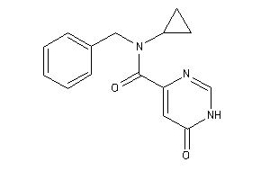 N-benzyl-N-cyclopropyl-6-keto-1H-pyrimidine-4-carboxamide