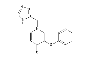 1-(1H-imidazol-5-ylmethyl)-3-phenoxy-4-pyridone