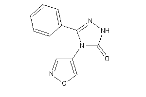 4-isoxazol-4-yl-3-phenyl-1H-1,2,4-triazol-5-one