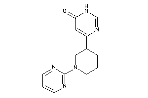 4-[1-(2-pyrimidyl)-3-piperidyl]-1H-pyrimidin-6-one