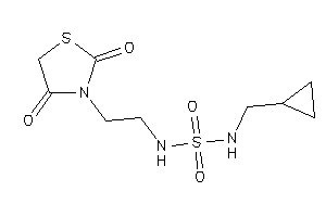 3-[2-(cyclopropylmethylsulfamoylamino)ethyl]thiazolidine-2,4-quinone