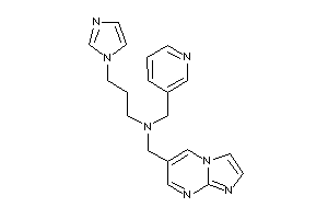 Imidazo[1,2-a]pyrimidin-6-ylmethyl-(3-imidazol-1-ylpropyl)-(3-pyridylmethyl)amine