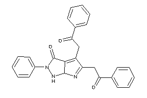 4,5-diphenacyl-2-phenyl-1,6a-dihydropyrrolo[2,3-c]pyrazol-3-one