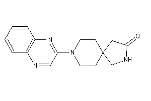 8-quinoxalin-2-yl-3,8-diazaspiro[4.5]decan-2-one