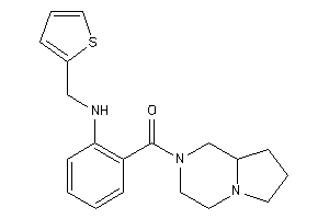 3,4,6,7,8,8a-hexahydro-1H-pyrrolo[1,2-a]pyrazin-2-yl-[2-(2-thenylamino)phenyl]methanone