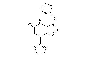 1-(2-furfuryl)-4-(2-furyl)-5,7-dihydro-4H-pyrazolo[3,4-b]pyridin-6-one