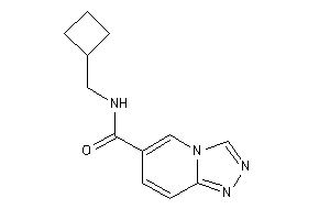 N-(cyclobutylmethyl)-[1,2,4]triazolo[4,3-a]pyridine-6-carboxamide