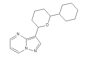 3-(6-cyclohexyltetrahydropyran-2-yl)pyrazolo[1,5-a]pyrimidine