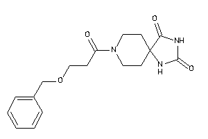 8-(3-benzoxypropanoyl)-2,4,8-triazaspiro[4.5]decane-1,3-quinone