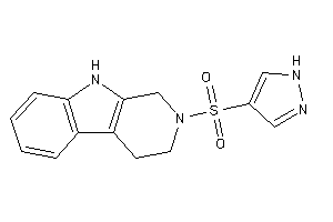 2-(1H-pyrazol-4-ylsulfonyl)-1,3,4,9-tetrahydro-$b-carboline