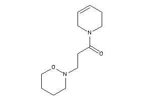 1-(3,6-dihydro-2H-pyridin-1-yl)-3-(oxazinan-2-yl)propan-1-one