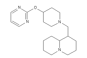 1-[[4-(2-pyrimidyloxy)piperidino]methyl]quinolizidine