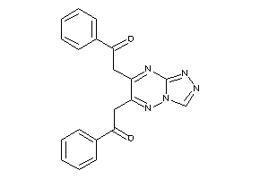 2-(6-phenacyl-[1,2,4]triazolo[4,3-b][1,2,4]triazin-7-yl)-1-phenyl-ethanone