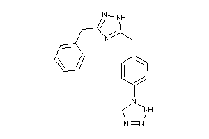 Image of 1-[4-[(3-benzyl-1H-1,2,4-triazol-5-yl)methyl]phenyl]-2,5-dihydrotetrazole