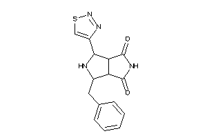 6-benzyl-4-(thiadiazol-4-yl)-4,5,6,6a-tetrahydro-3aH-pyrrolo[3,4-c]pyrrole-1,3-quinone