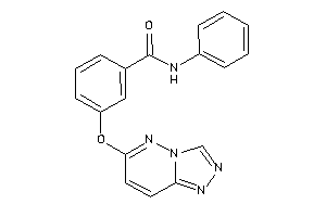 N-phenyl-3-([1,2,4]triazolo[3,4-f]pyridazin-6-yloxy)benzamide