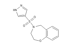 4-(1H-pyrazol-4-ylsulfonyl)-3,5-dihydro-2H-1,4-benzoxazepine