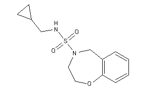 N-(cyclopropylmethyl)-3,5-dihydro-2H-1,4-benzoxazepine-4-sulfonamide
