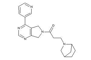 3-(5-azabicyclo[2.2.1]heptan-5-yl)-1-[4-(3-pyridyl)-5,7-dihydropyrrolo[3,4-d]pyrimidin-6-yl]propan-1-one