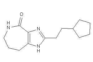 Image of 2-(2-cyclopentylethyl)-5,6,7,8-tetrahydro-1H-imidazo[4,5-c]azepin-4-one