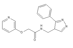 N-[(3-phenyl-4H-pyrazol-4-yl)methyl]-2-(3-pyridyloxy)acetamide