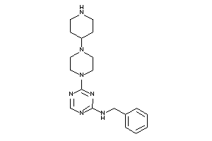 Benzyl-[4-[4-(4-piperidyl)piperazino]-s-triazin-2-yl]amine