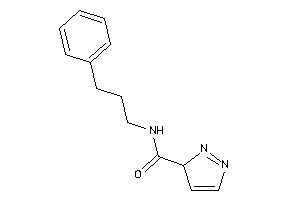 N-(3-phenylpropyl)-3H-pyrazole-3-carboxamide