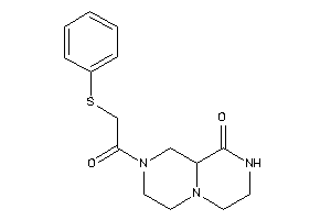 8-[2-(phenylthio)acetyl]-3,4,6,7,9,9a-hexahydro-2H-pyrazino[1,2-a]pyrazin-1-one