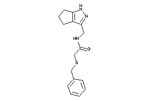 2-(benzylthio)-N-(1,4,5,6-tetrahydrocyclopenta[c]pyrazol-3-ylmethyl)acetamide