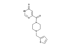 4-[4-(2-furfuryl)piperazine-1-carbonyl]-1H-pyrimidin-6-one