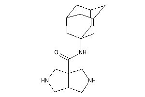 Image of N-(1-adamantyl)-2,3,3a,4,5,6-hexahydro-1H-pyrrolo[3,4-c]pyrrole-6a-carboxamide