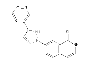 7-[3-(3-pyridyl)-3-pyrazolin-1-yl]isocarbostyril