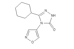 3-cyclohexyl-4-isoxazol-4-yl-1H-1,2,4-triazol-5-one