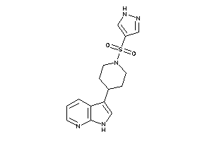 3-[1-(1H-pyrazol-4-ylsulfonyl)-4-piperidyl]-1H-pyrrolo[2,3-b]pyridine