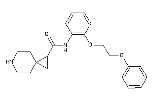 N-[2-(2-phenoxyethoxy)phenyl]-6-azaspiro[2.5]octane-2-carboxamide