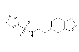 N-[2-(6,7-dihydro-4H-thieno[3,2-c]pyridin-5-yl)ethyl]-1H-pyrazole-4-sulfonamide