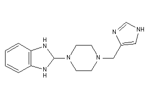 2-[4-(1H-imidazol-4-ylmethyl)piperazino]-2,3-dihydro-1H-benzimidazole