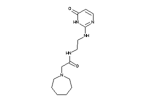 2-(azepan-1-yl)-N-[2-[(6-keto-1H-pyrimidin-2-yl)amino]ethyl]acetamide