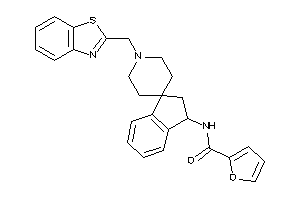 N-[1'-(1,3-benzothiazol-2-ylmethyl)spiro[indane-3,4'-piperidine]-1-yl]-2-furamide