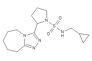 N-(cyclopropylmethyl)-2-(6,7,8,9-tetrahydro-5H-[1,2,4]triazolo[4,3-a]azepin-3-yl)pyrrolidine-1-sulfonamide