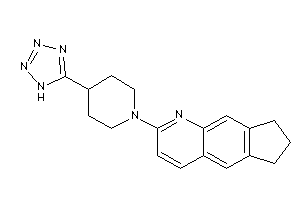 2-[4-(1H-tetrazol-5-yl)piperidino]-7,8-dihydro-6H-cyclopenta[g]quinoline