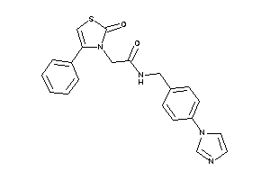 N-(4-imidazol-1-ylbenzyl)-2-(2-keto-4-phenyl-4-thiazolin-3-yl)acetamide