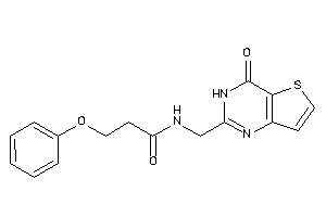Image of N-[(4-keto-3H-thieno[3,2-d]pyrimidin-2-yl)methyl]-3-phenoxy-propionamide