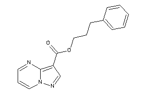 Pyrazolo[1,5-a]pyrimidine-3-carboxylic Acid 3-phenylpropyl Ester