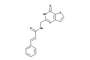 N-[(4-keto-3H-thieno[3,2-d]pyrimidin-2-yl)methyl]-3-phenyl-acrylamide