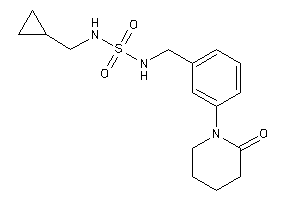 1-[3-[(cyclopropylmethylsulfamoylamino)methyl]phenyl]-2-piperidone