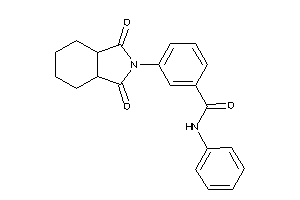 3-(1,3-diketo-3a,4,5,6,7,7a-hexahydroisoindol-2-yl)-N-phenyl-benzamide